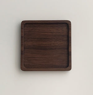 NestWood™ Japanese Walnut Coaster Set