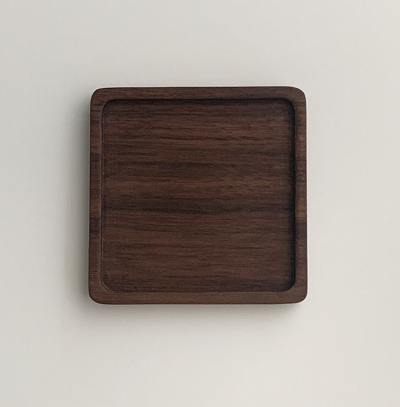 NestWood™ Japanese Walnut Coaster Set